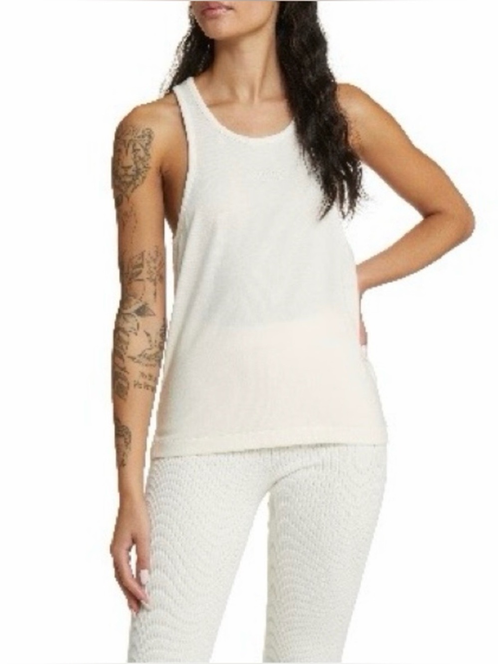 🔆 Fear of God Essentials Cream Ivory Logo Tank Size Small